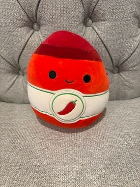 7.5” Illia the Sriracha Squishmallow   squishmallows hot sauce plush toy toys